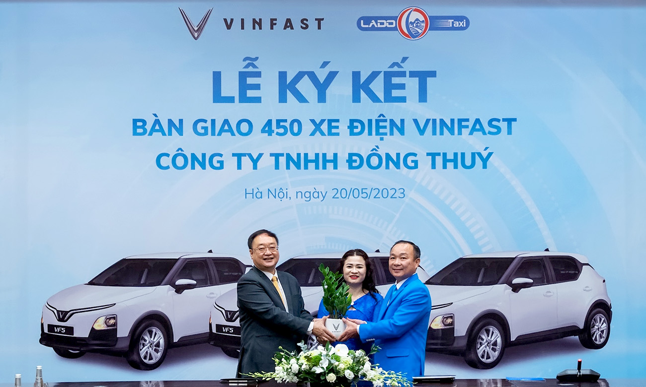 Lado Taxi mua thêm 300 xe Vinfast VF 5 Plus để mở rộng dịch vụ taxi điện - Cập nhật mới nhất của Taxi Phan Thiết